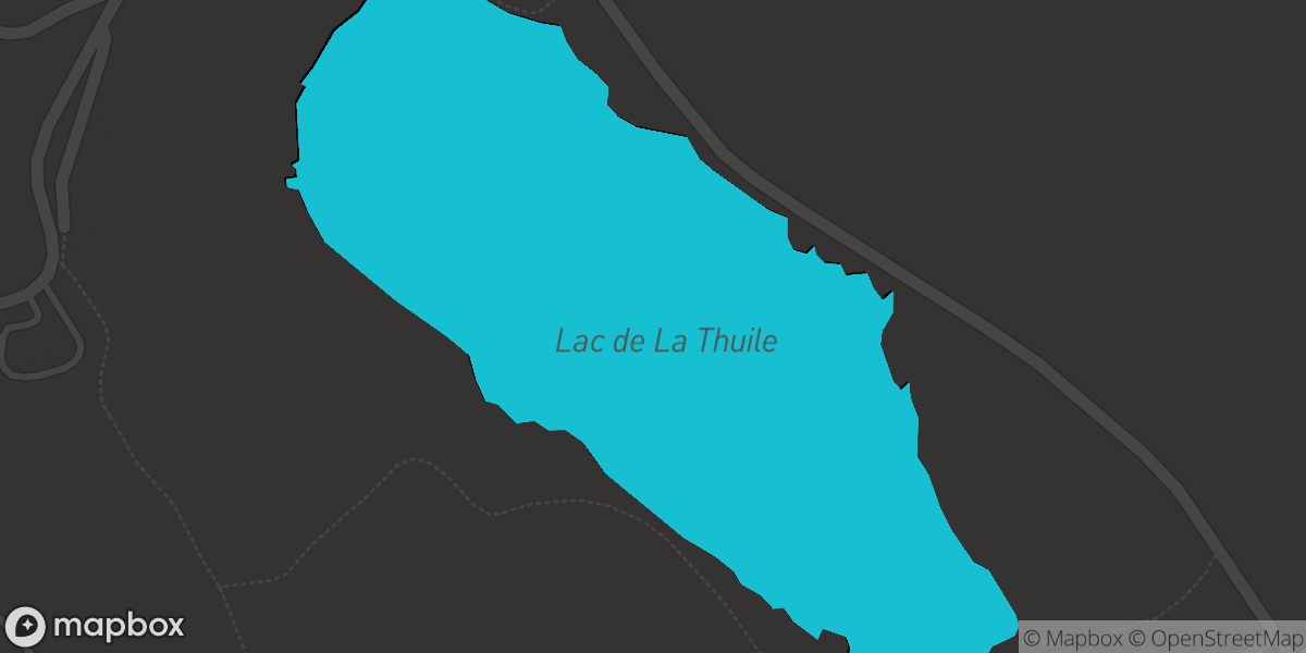 Lac de La Thuile (La Thuile, Savoie, France)